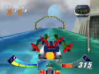 Extreme-G XG2 : extrait du mode championnat