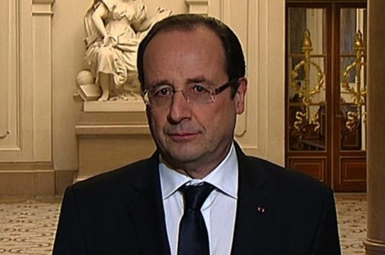 Déclaration du président de la République au sujet des otages français