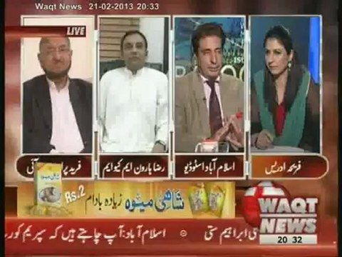 8pm With Fareeha Idrees 21 February 2013