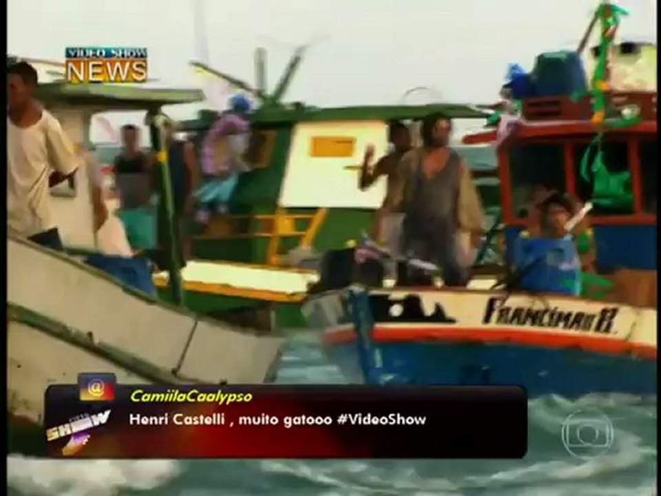 21/02/2013 - Vídeo Show - Grazi Massafera comemora parcerias em Flor do Caribe