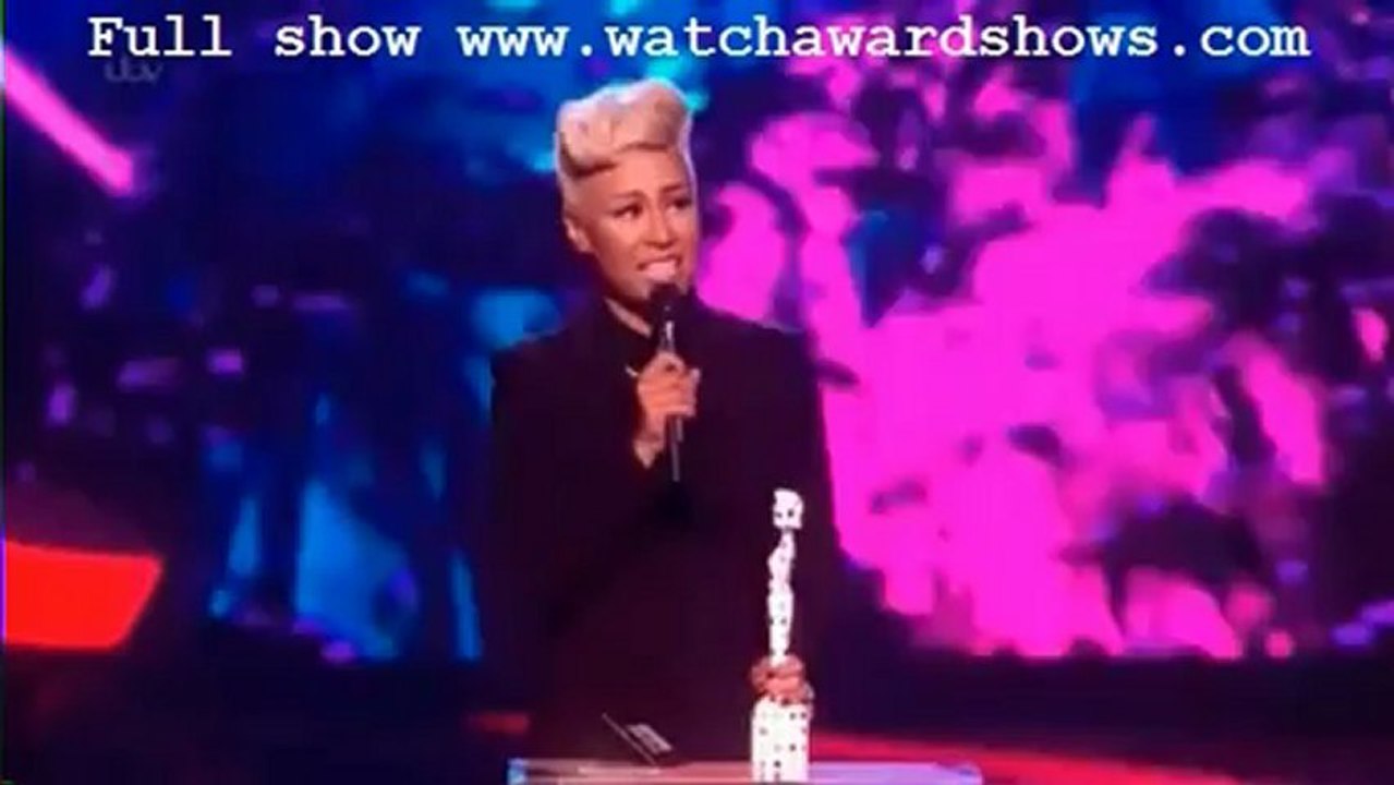 Video Emeli Sande acceptance speech BRITs 2013