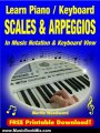 Music Book Review: Learn Piano / Keyboard Scales & Arpeggios In Music Notation & Keyboard View by Martin Woodward