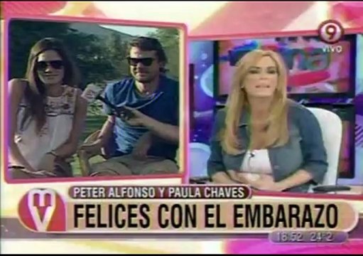 Pedro y Paula en Más Viviana (felices por su embarazo!) - 21 de Febrero