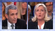Le match Marine Le Pen - Malek Boutih en moins de 3 minutes
