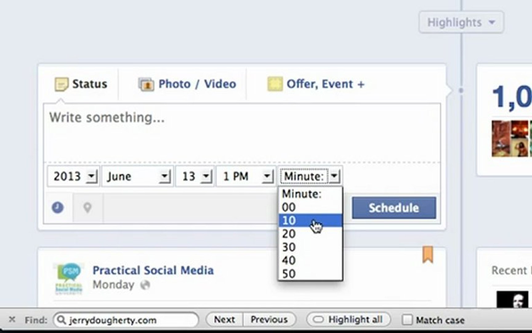 ⁣How To Schedule Facebook Page Updates: Facebook Training