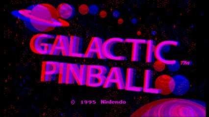 Galactic Pinball version originale 3D Virtual Boy