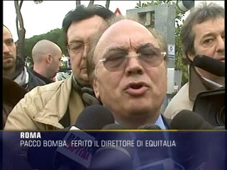 Pacco bomba, ferito il direttore di Equitalia