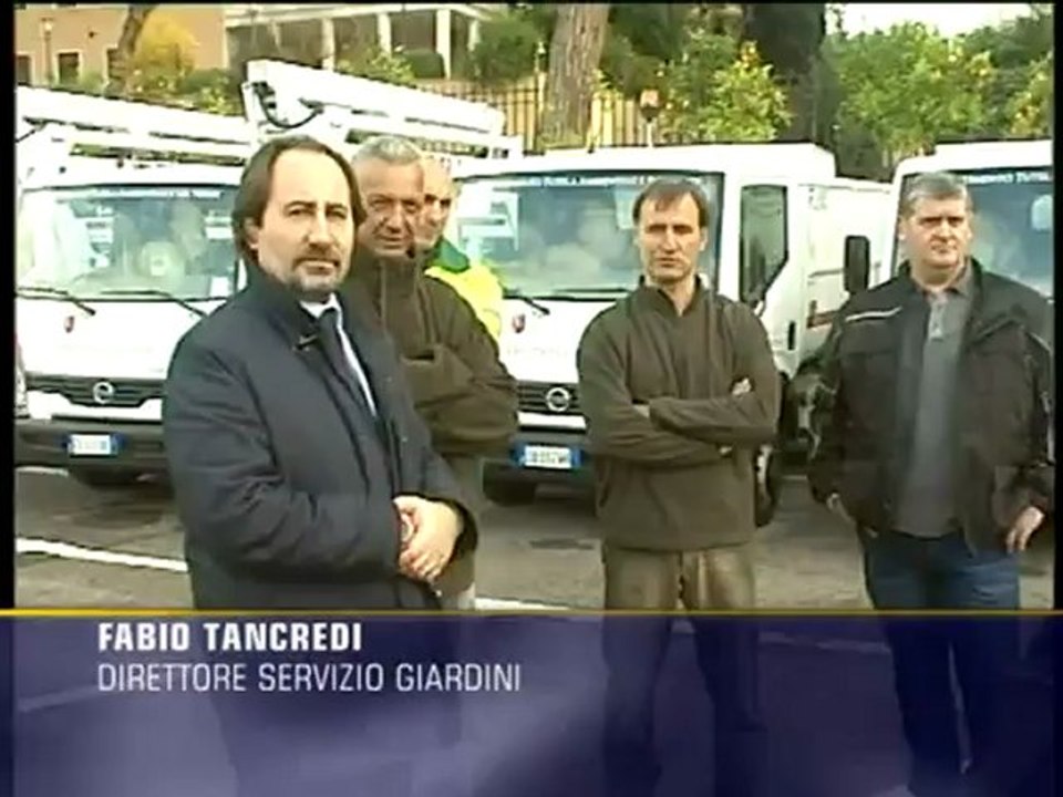 Giardini a Roma, nuovo parco mezzi