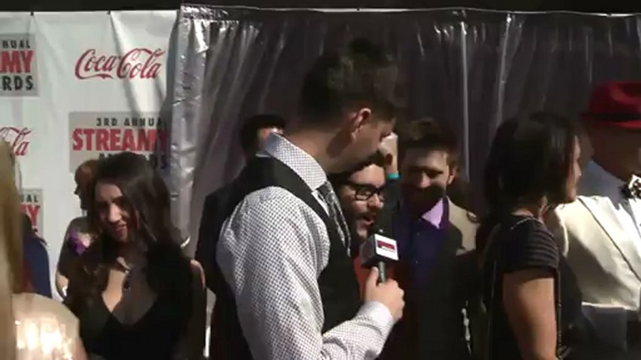Sourcefed Red Carpet Interview-Streamy's 2013