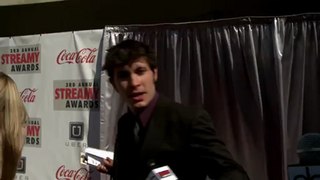 Toby Tobuscus Red Carpet Interview-Streamy's 2013