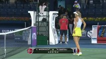 Dubai - Caroline Wozniacki vence a Marion Bartoli (4-6, 6-1 y 6-4)
