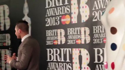 Louis Smith at the Brit Awards 2013 Winner's Conference: 'I'm not a massive Coldplay fan'
