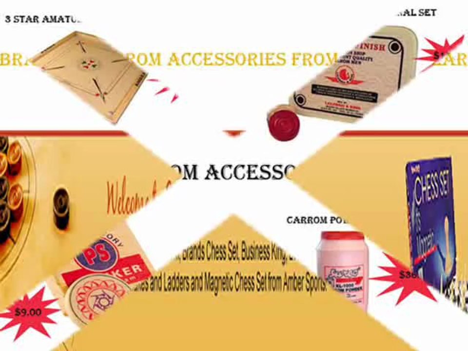 Branded Carrom accessories from carromgear