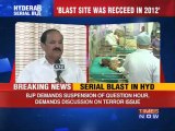 Hyderabad Blasts: BJP - 'Must discuss terror issue in Parliament'