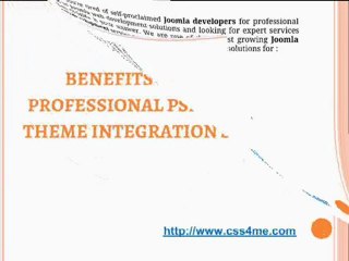 PSD to joomla the most coveted commercial conversion