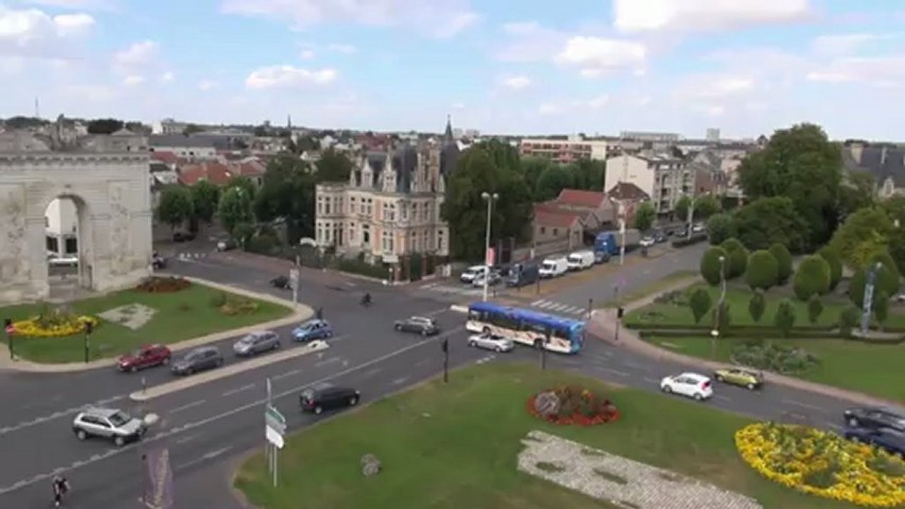 Châlons vue du ciel