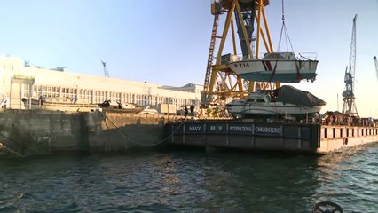 Barge pour batiments désarmés