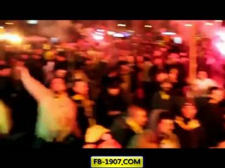 Fenerbahçe - BATE Kaldırım Tribününde Gol Sevinci!