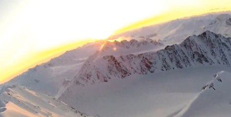 Snowboarding - GoPro Ralph Backstrom - Sunset Powder