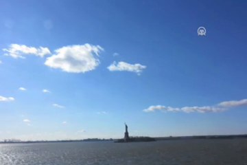 Özgürlük Anıtı Sandy mağduru