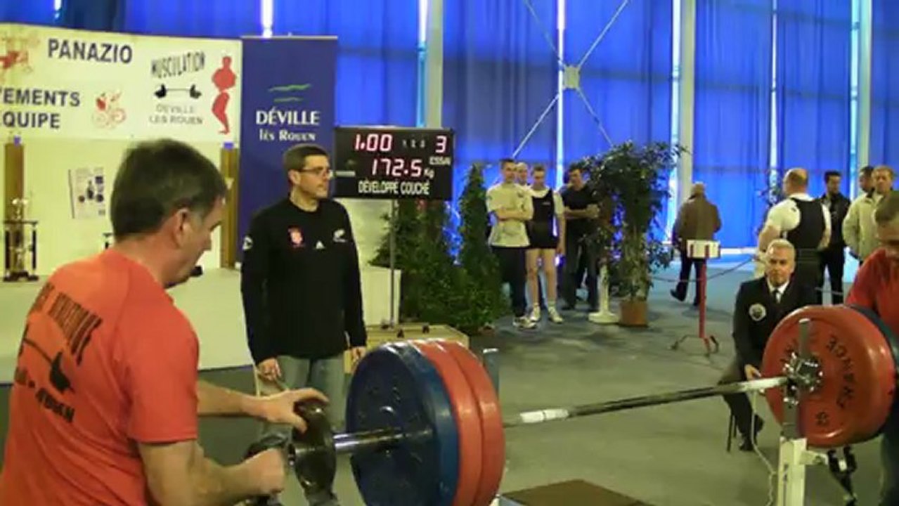 fabien pollet au developpé couché