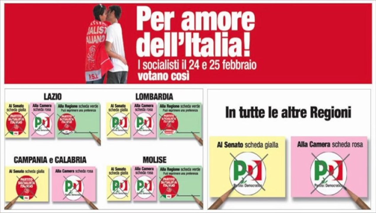 Con i socialisti per un' #ItaliaGiusta