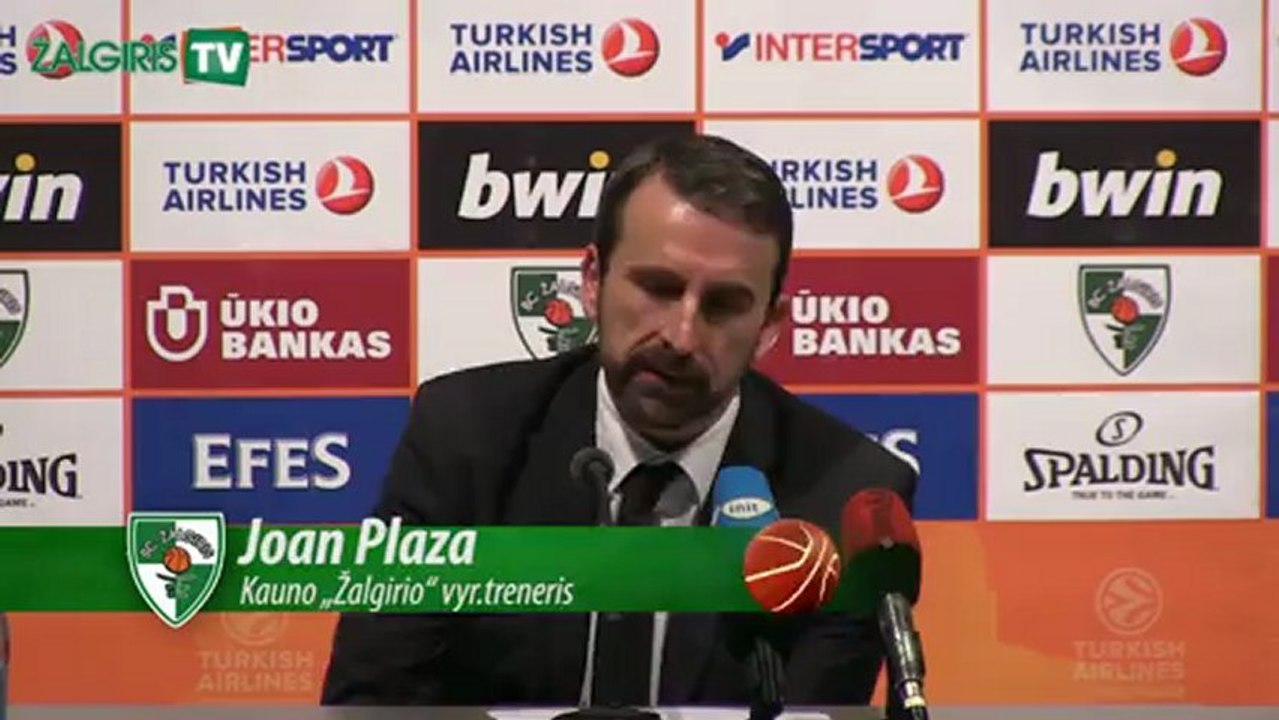 Zalgiris - Panathinaikos 73 - 78 backstage camera