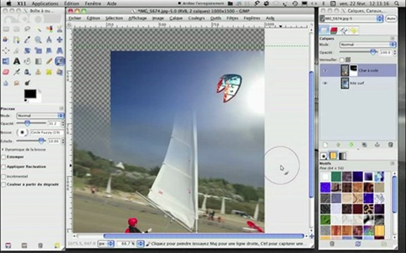 Fusion de 2 photos entre elles avec Gimp