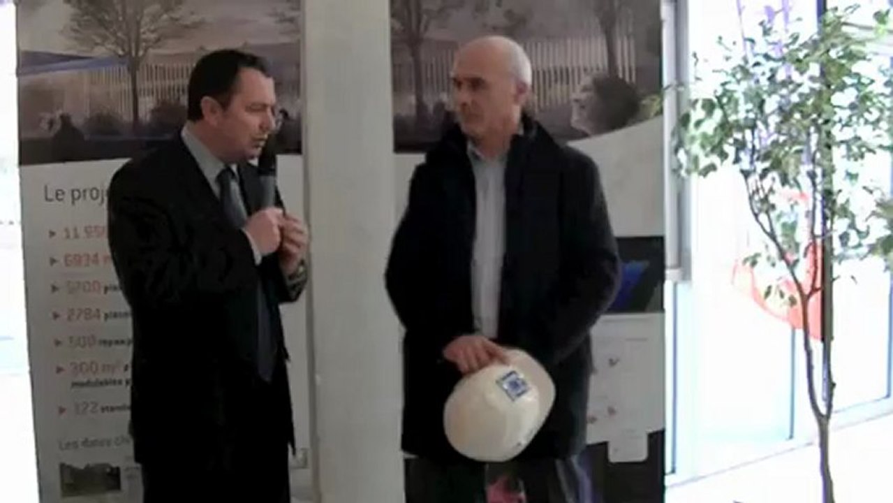 Visite du chantier du Palais des Congrès février 2013