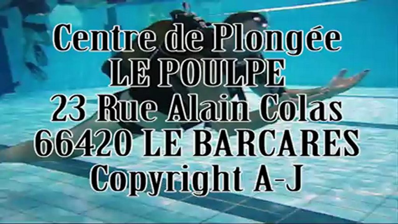 initiation jeunes centre de Plongée le Poulpe du Barcares