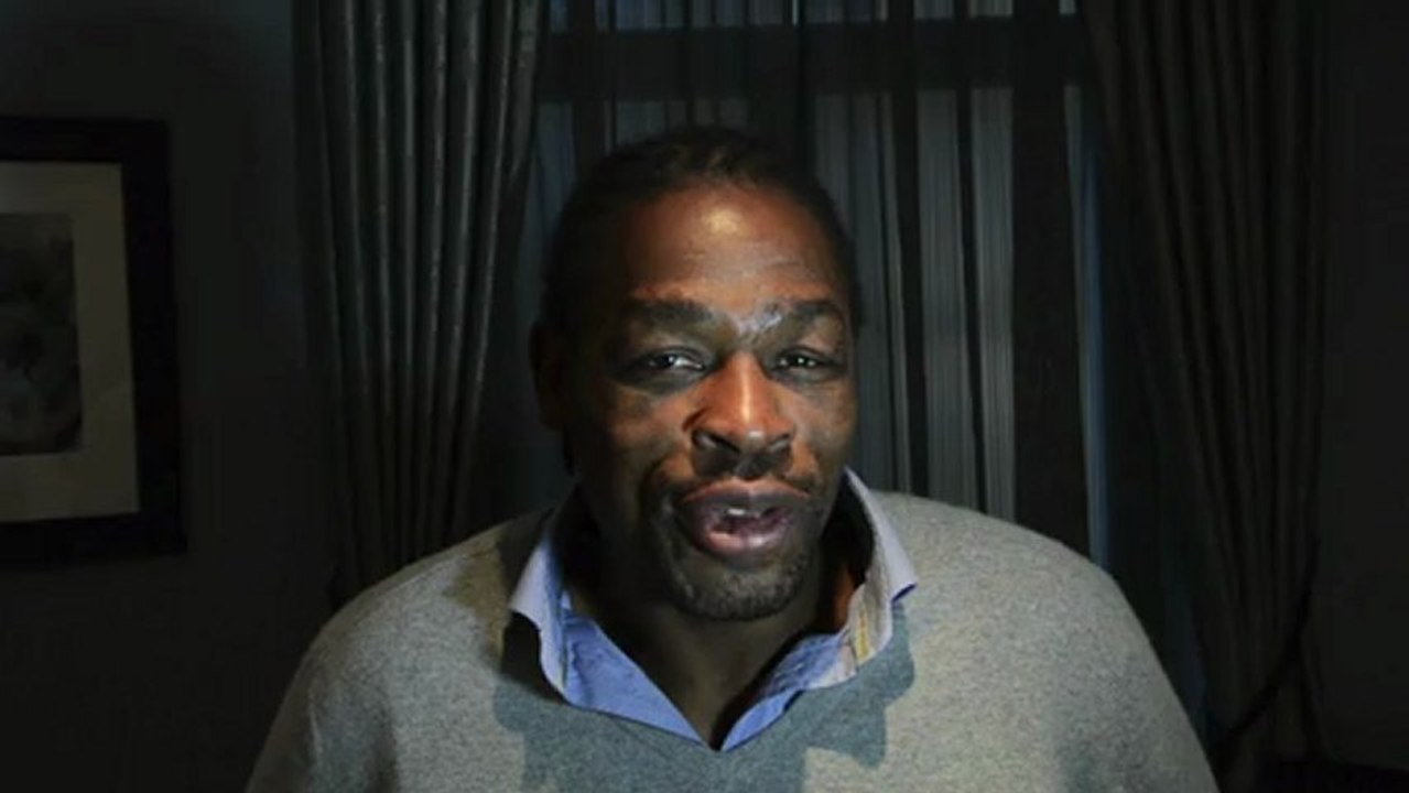 Serge Betsen avant le Crunch et le match des Légendes