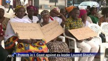 Protests as ex-Ivory Coast leader faces war crimes court