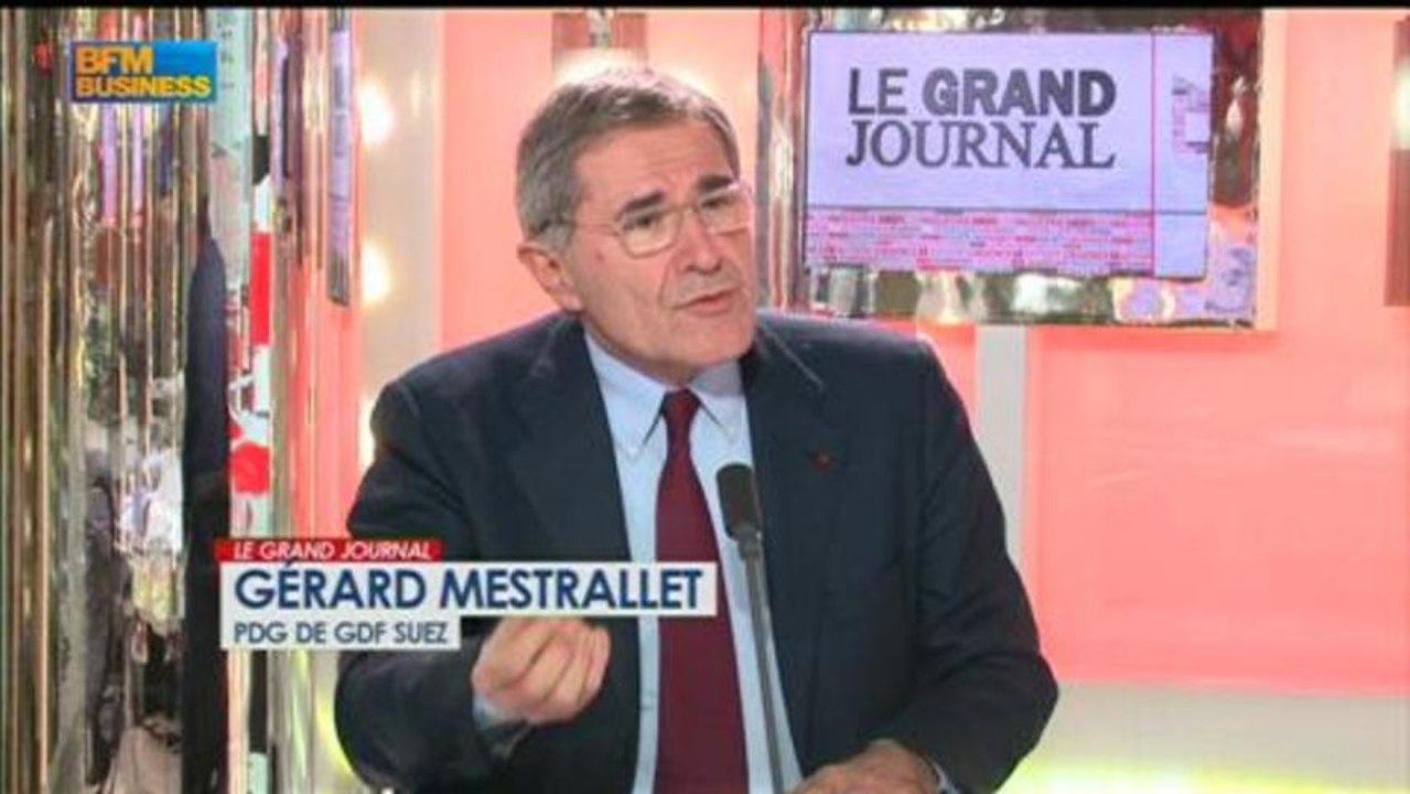 Gérard Mestrallet, président directeur général de GDF SUEZ - 28 février - Le Grand Journal 4/4