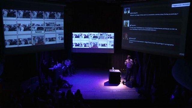 Claude Mussou et Nicolas Hervé (Ina), soirée *di*/zaïn #5 : code(s)+data(s)