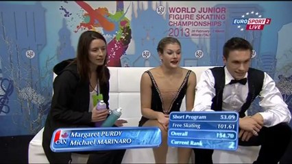 JWC 2013 Margaret PURDY / Michael MARINARO FS