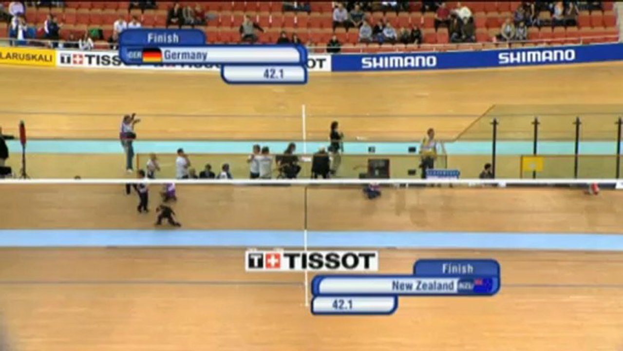 Bahnrad-WM: Deutsche Männer holen Gold, Irvine schreibt Geschichte