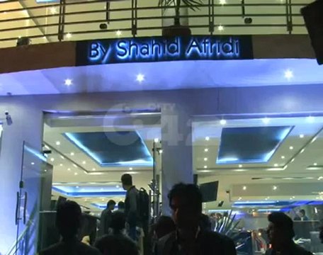 IMRAN KHAN PTI at Cricketer Shahid Afridi 1st Restaurant Splice Inauguration Ceremony