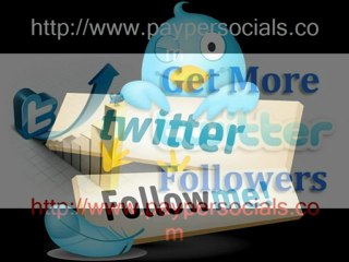 Twitter followers