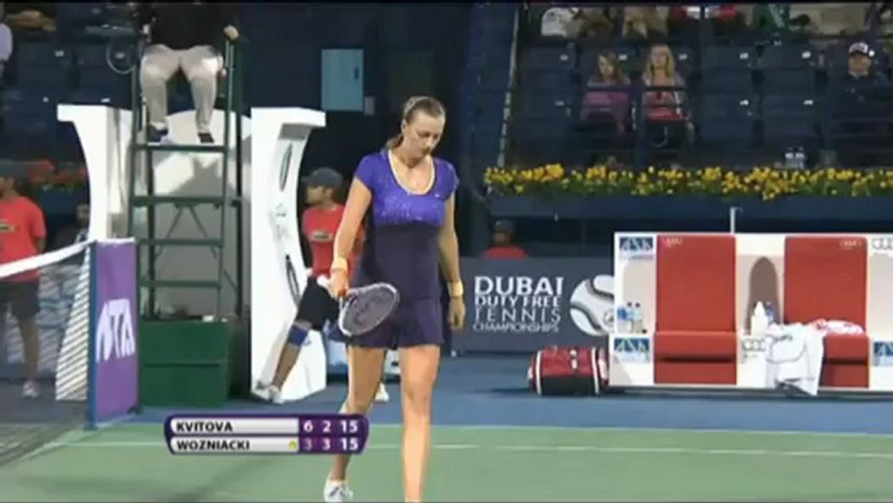 Dubai: Kvitova zieht ins Finale ein