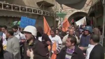 Violentas protestas en Cisjordania