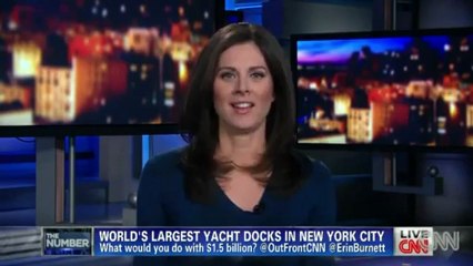 World's largest yacht docks in NYC