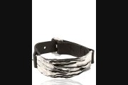 Emanuele Bicocchi  Silver Plaque & Leather Bracelet Uk Fashion Trends 2013 From Fashionjug.com