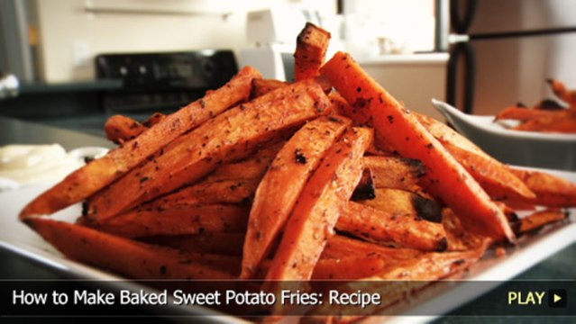 How to Make Baked Sweet Potato Fries: Recipe