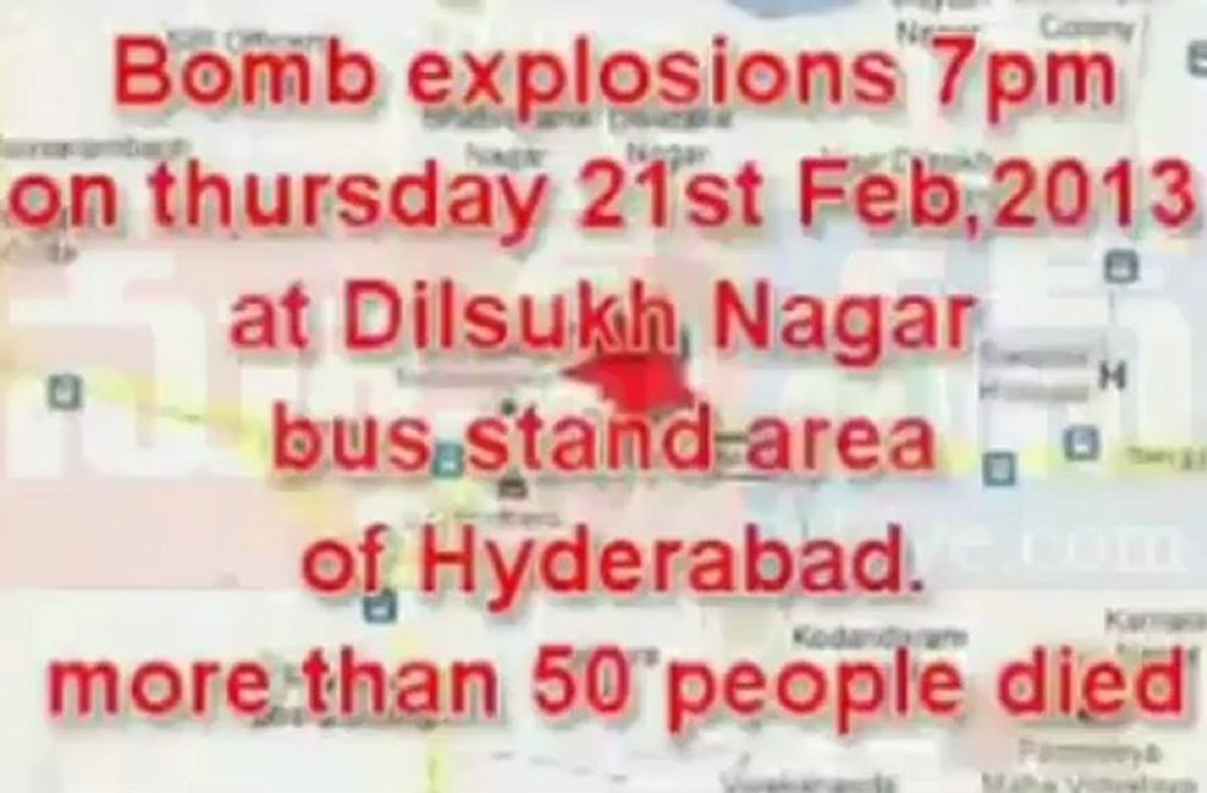 Hyderabad Bomb Blasts at Dilsukh Nagar