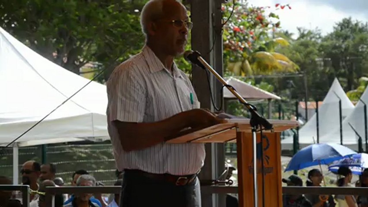 Inauguration de la piste d'athlétisme de Cité Lacroix : discours d'Alfred Monthieux - vendredi 22 février 2013