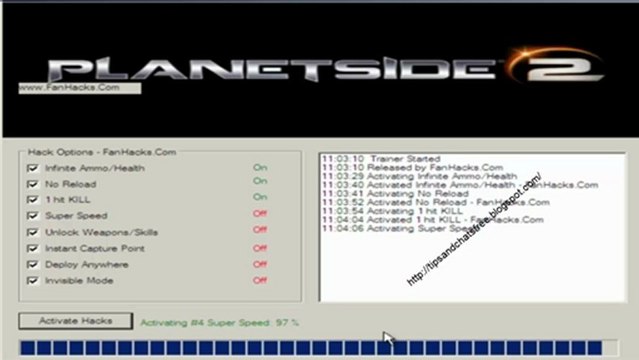 Planetside 2 Hacks, Cheats, Trainer v1.1