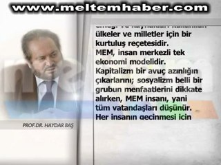 İNSANLIĞIN KURTULUŞ REÇETESİ MEM 1