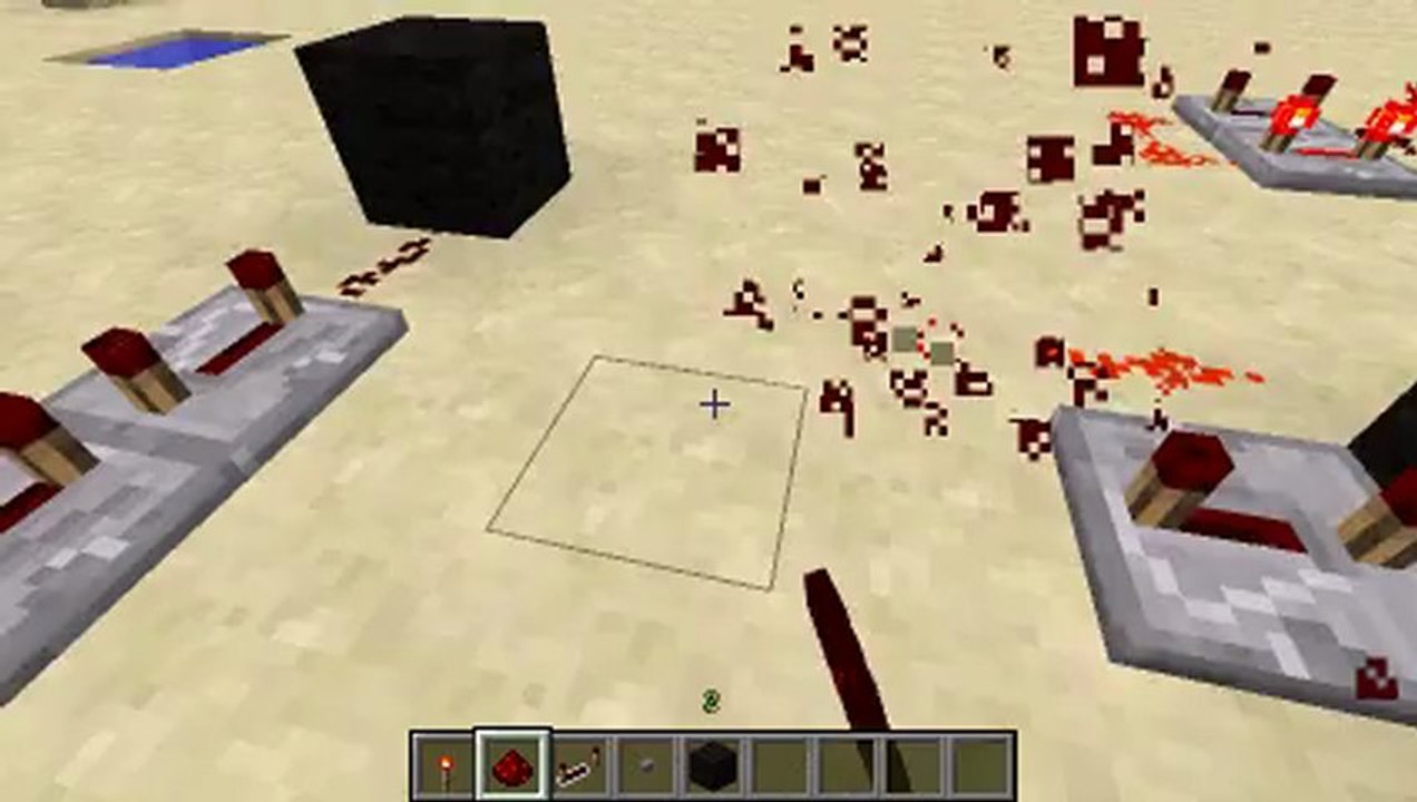 comment faire clignoter de la redstone
