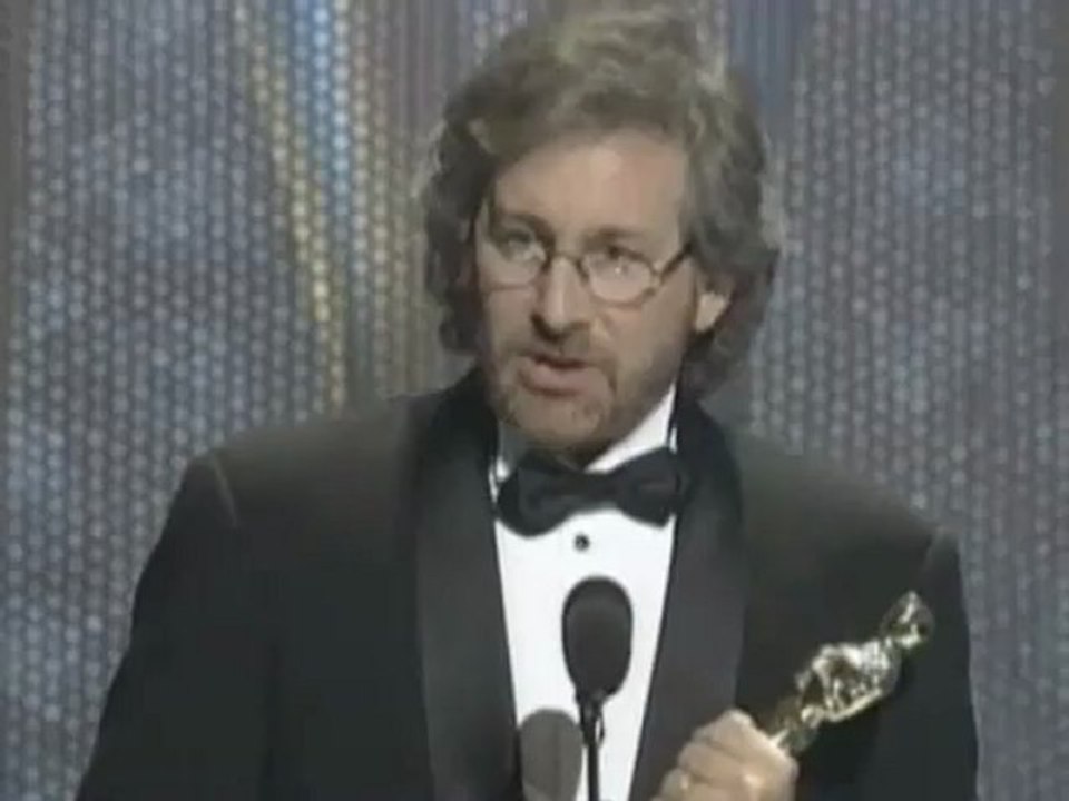 Steven Spielberg winning an Oscar® for Schindler's List