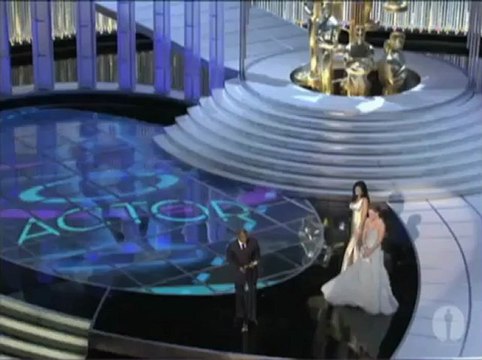 Jamie Foxx winning Best Actor for Ray